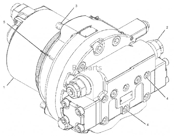 Máy khoan động cơ du lịch Assy E325 E329D Final Drive Assy 2042674 199-4521 227-6138 227-6116 267-6796