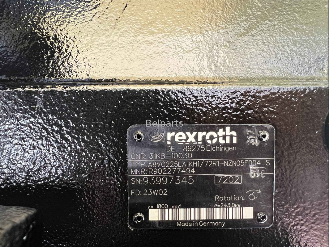 Đồ đào nguyên bản hoàn toàn mới R505LVS Máy bơm thủy lực A8V0225LA1KH1 Cho Rexroth R902277494 Máy bơm piston