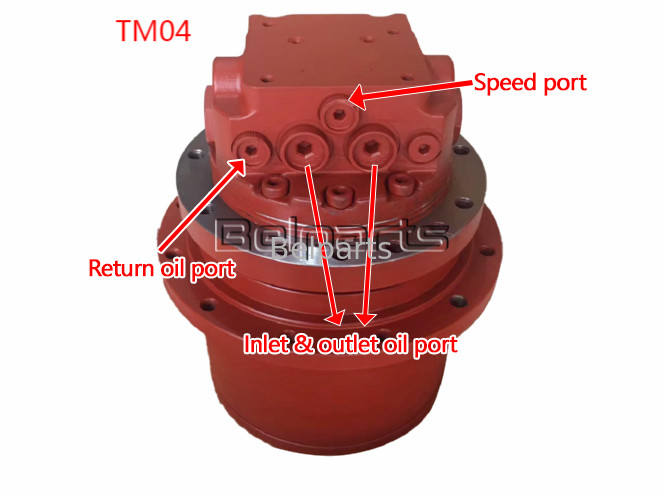 KYB MAG26VP PHV-390-53B EX40 IHI40JX Final Drive Assy cho các bộ phận máy đào TM04