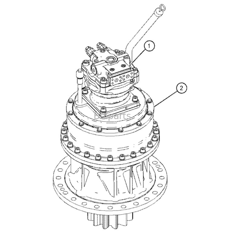 CA390F SING GEARBOX 3789545 4512796 451-2796 Đối với CAT 390F THIÊN THIÊN ĐIẾN ĐIẾN ĐIẾN ĐIẾN