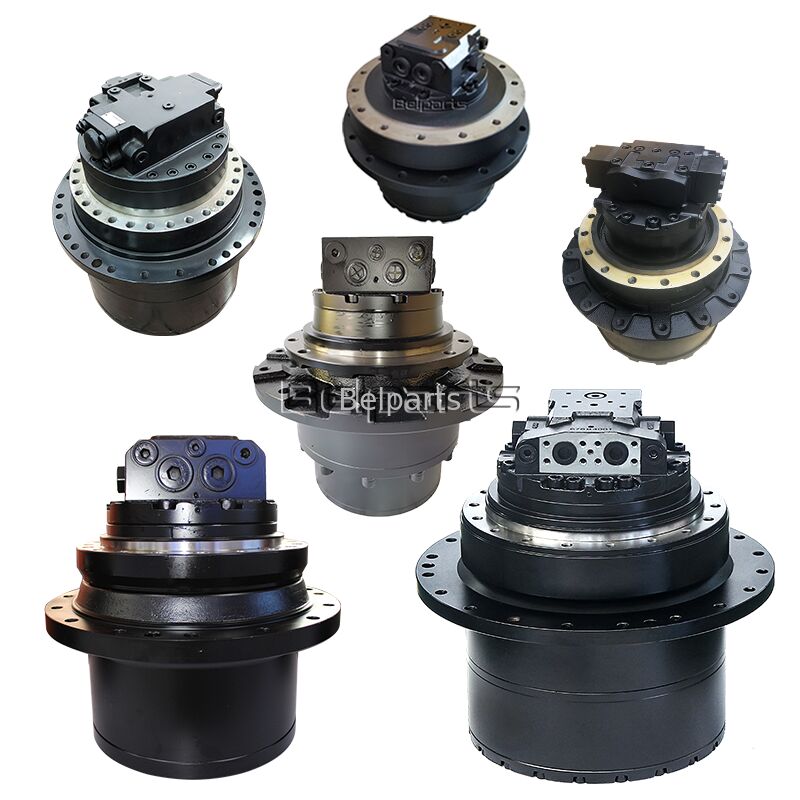 Bộ truyền động cuối cho máy xúc KOMATSU PC650-5 PC650LC-5 PC650SE-5 PC710-5 PC710SE-5 Phụ tùng 209-27-00200 209-27-00210 209-27-00220 209-27-00230 Động cơ di chuyển thủy lực giảm tốc