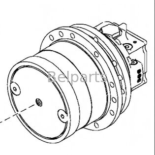 Máy xúc truyền động cuối cùng John Deere 30 Phần AT110504 Bộ giảm tốc động cơ du lịch thủy lực
