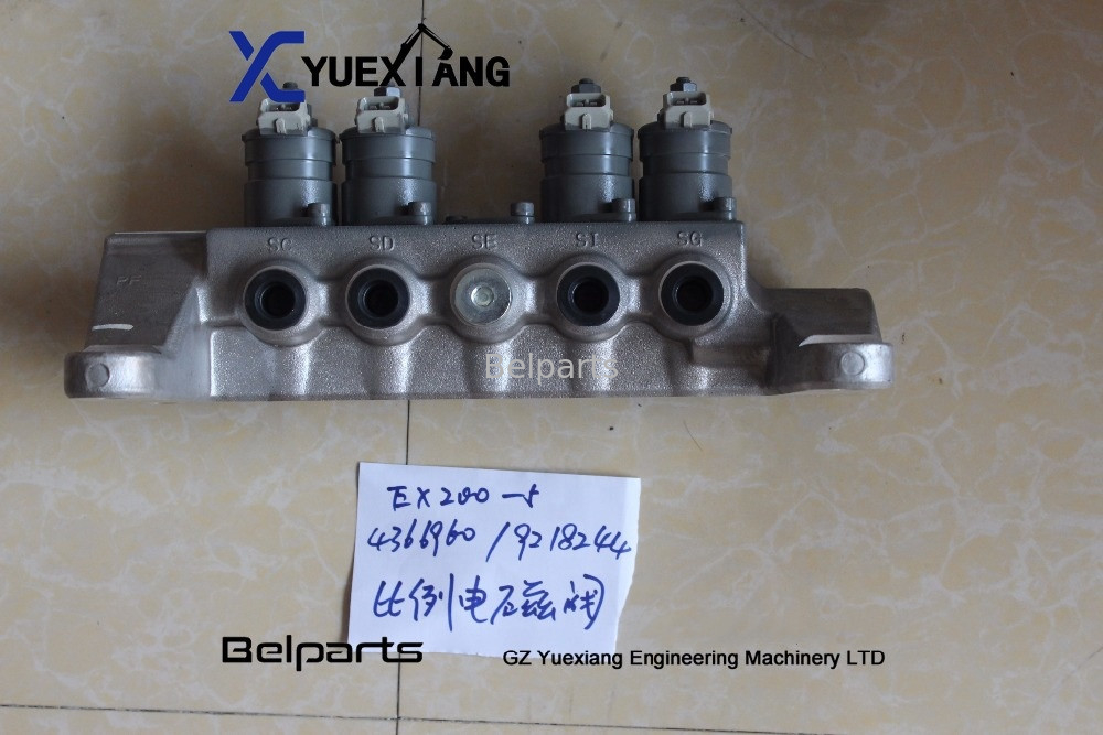 Phụ tùng xây dựng máy xúc 4366960 Van điện từ 9218244 EX200-5 EX200-3 EX200-2 EX200-1
