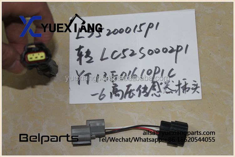 Phụ tùng máy xúc Belparts LS5200015P1 LC52S0002P1 Phích cắm cảm biến áp suất cao YT13E01610P1C-6