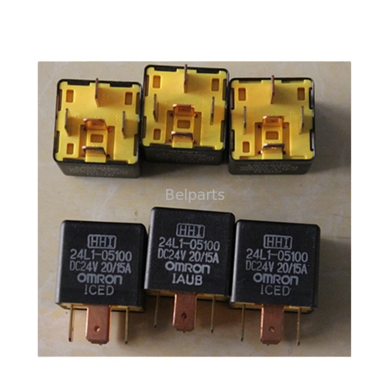Rơ le phụ tùng máy xúc 24L1-05100 cho HL730-7 HL730-7A R380LC-9 Rơ le HL740-9S với 3 Pulgs 24L105100
