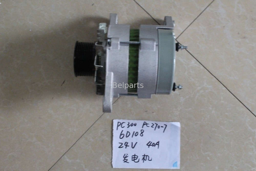 Bộ phận máy xúc Belparts PC300-6 PC270-7 PC300-5 PC300-7 Máy phát điện động cơ 6D108 600-821-6160 0-33000-6511