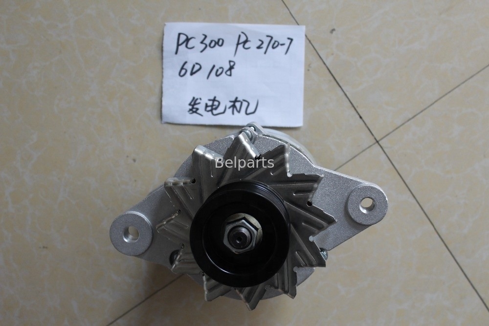 Bộ phận máy xúc Belparts PC300-6 PC270-7 PC300-5 PC300-7 Máy phát điện động cơ 6D108 600-821-6160 0-33000-6511