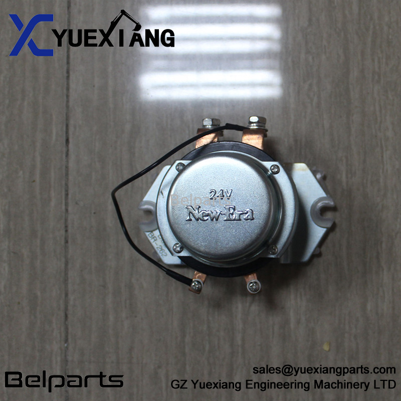 Bộ phận máy xúc Belparts EX60 EX120 EX200 EX300 Công tắc chuyển tiếp pin BR-266 24V 4255762 Solenoid Relay