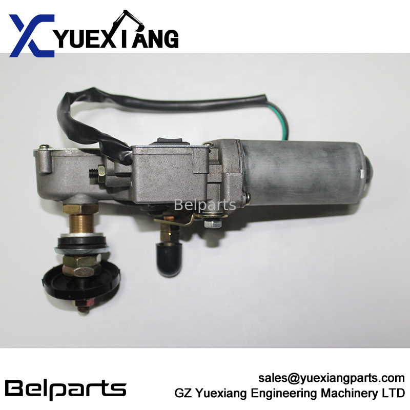 Máy xúc Phần điện Kính chắn gió Động cơ gạt mưa 24V lắp ráp cho SH120-3 SH100-3 SH200-3 SH200A3 SH200