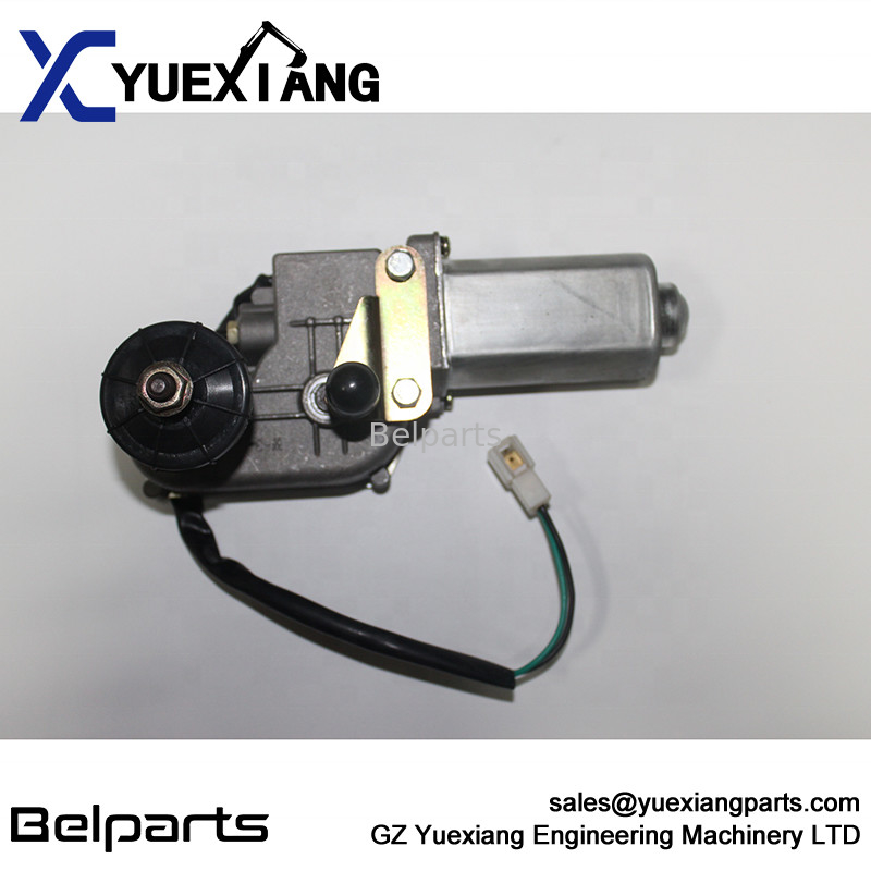 Máy xúc Phần điện Kính chắn gió Động cơ gạt mưa 24V lắp ráp cho SH120-3 SH100-3 SH200-3 SH200A3 SH200