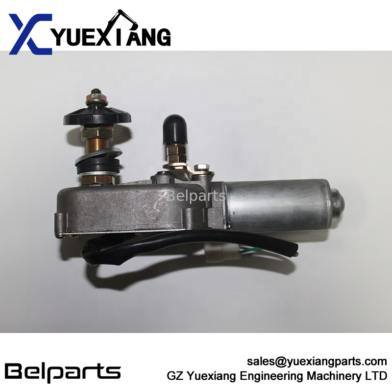 Máy xúc Phần điện Kính chắn gió Động cơ gạt mưa 24V lắp ráp cho SH120-3 SH100-3 SH200-3 SH200A3 SH200